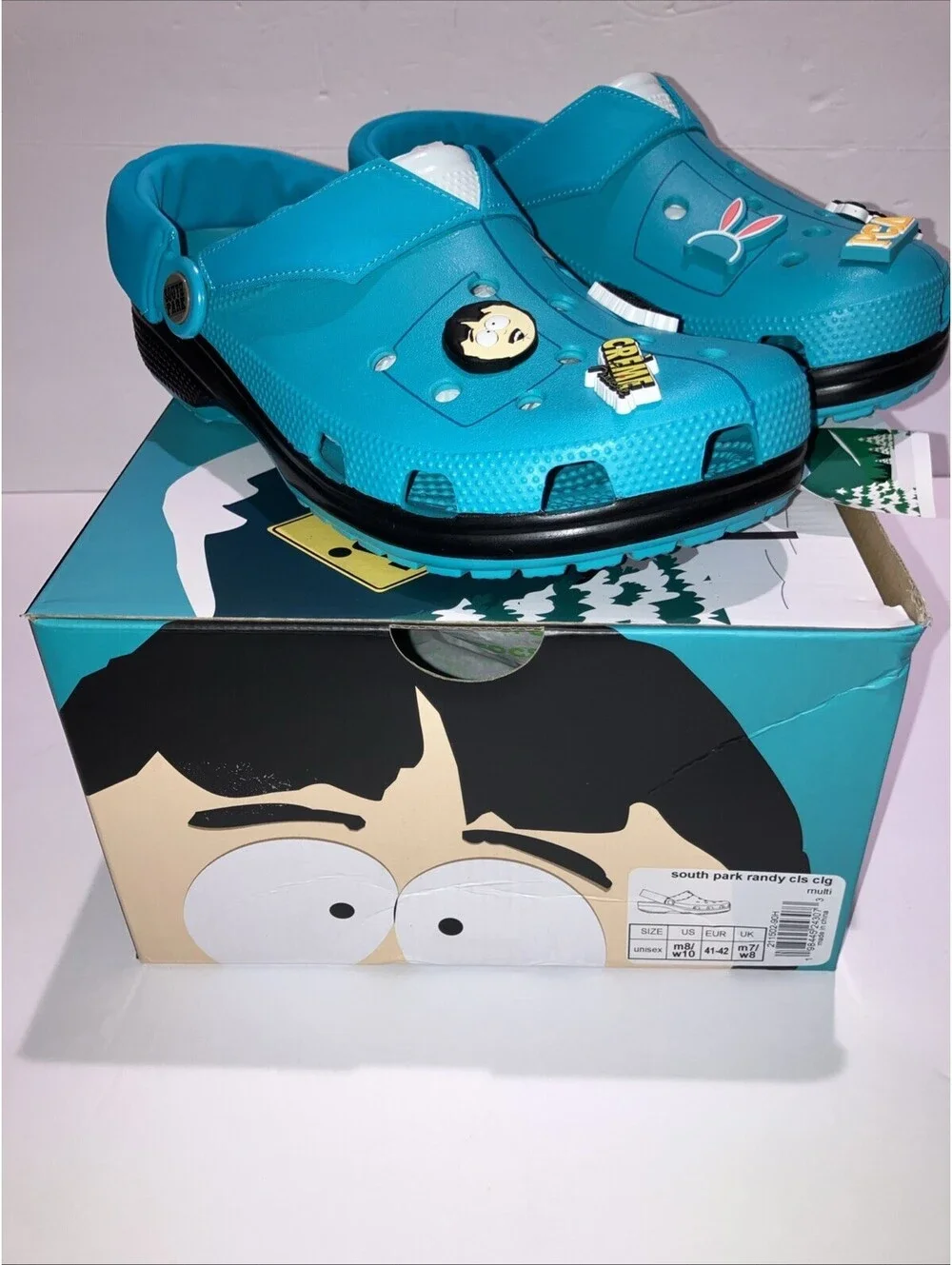 Crocs x South Park Randy Classic Lined Slip-On Clogs Mens Size 8 Women 10 NEW